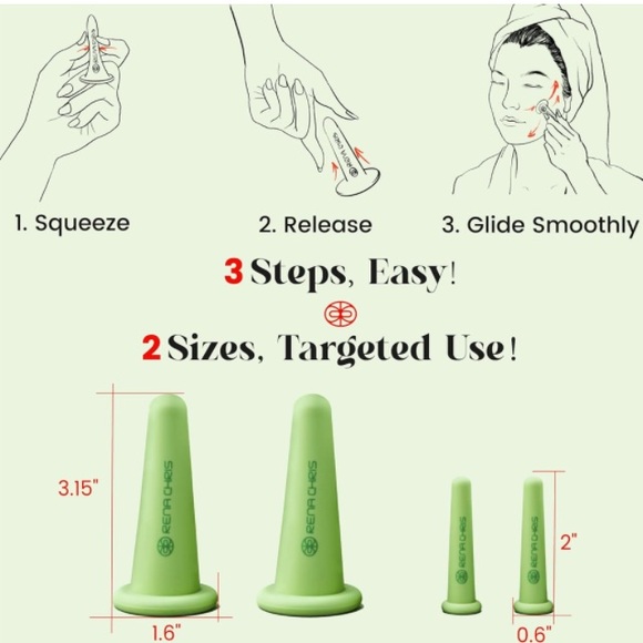 Facial Cupping Set & Gua Sha Facial Tool - Picture 5 of 6